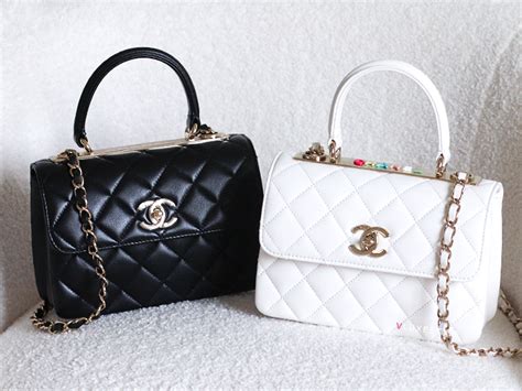 chanel mini trendy cc white|chanel fashion styles.